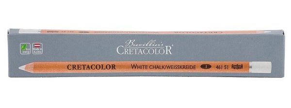 Cretacolor White Charcoal/Pastel Pencil Single Piece - Image 6