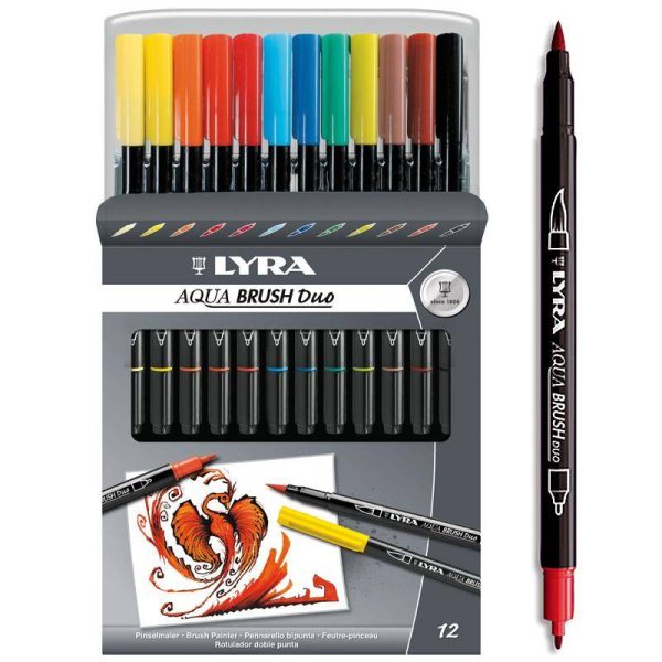 Lyra Aqua Brush Duo Brush Markers Set - Image 2