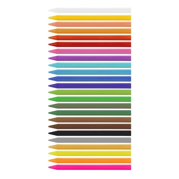 Milan PlastiPastel Triangular Pencil Crayons Set