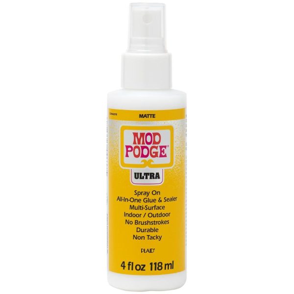 Mod Podge Ultra Gloss & Matt Glue In Spray Bottles of 118ml - Image 5