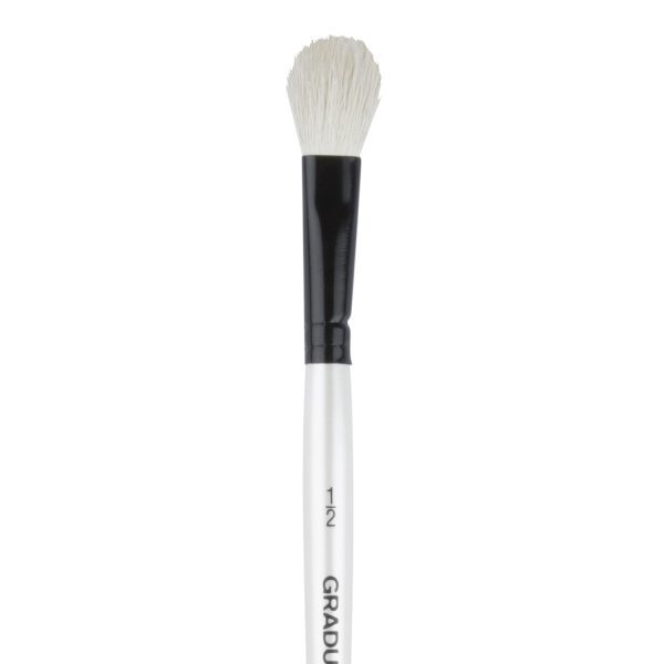 Daler Rowney Graduate Oval Wash Brush White Goat Hairs - Image 5