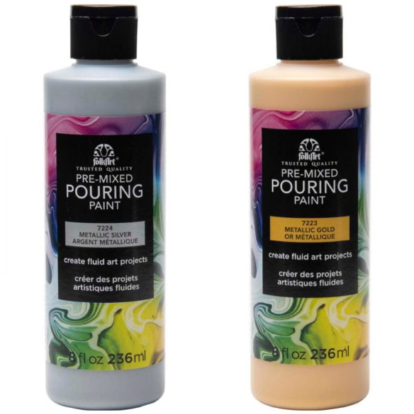 Folk Art Pre Mixed Acrylic Pouring Paints In 236ML - Image 14