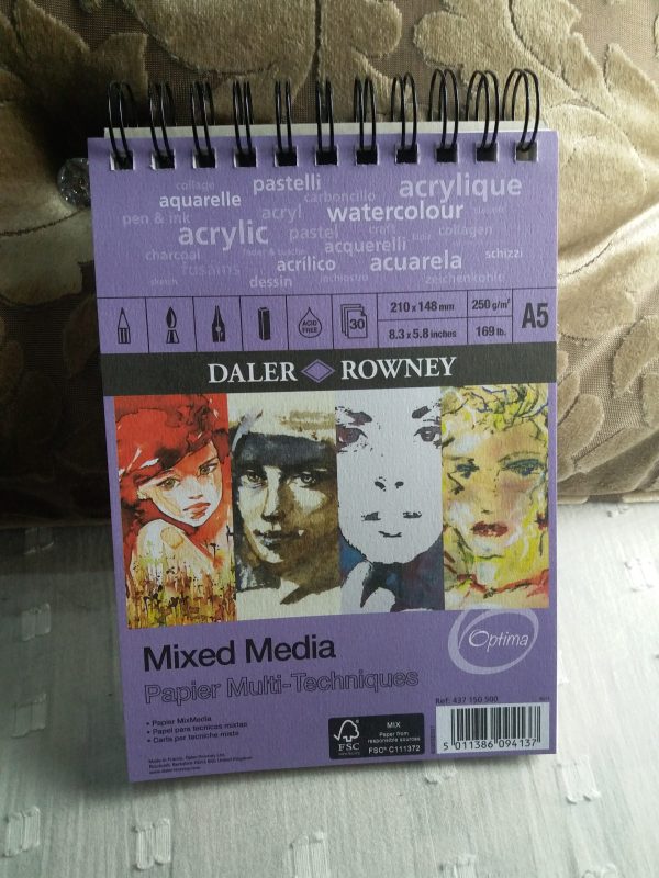 Daler Rowney Spiral Mixed Media Sketchbook - 250gsm 30 Sheets - Image 4