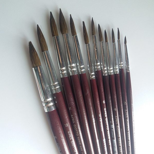 Giotto Natural Hair Round Brushes (Horse Hairs) - Image 3