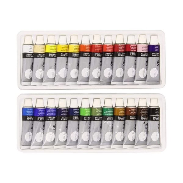 Daler Rowney Simply Oil Paint Set - 12ml Tubes - Image 4