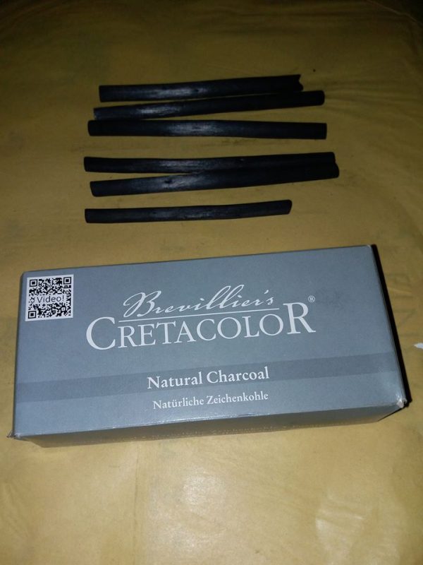 Cretacolor Natural Charcoal Stick In 9mm Size Single Piece - Image 2