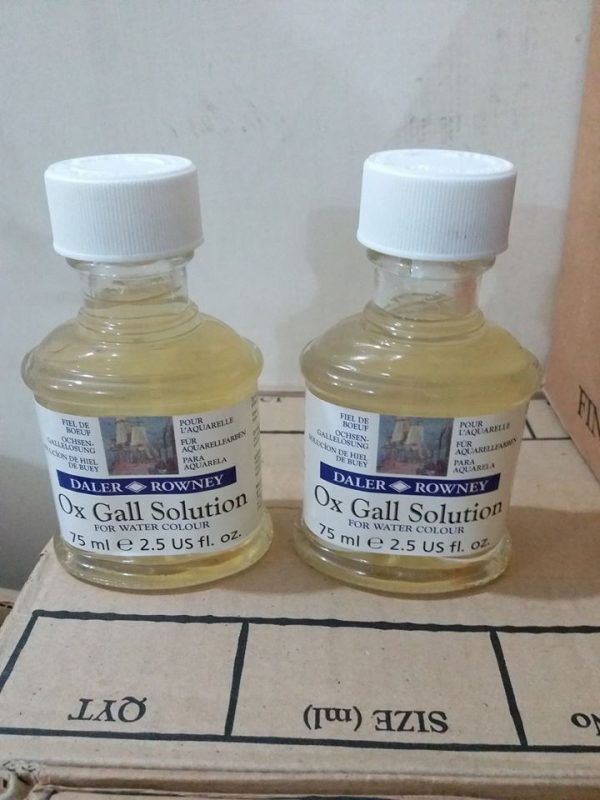 Daler Rowney Ox Gall Solution 75ml Bottle For Watercolors - Image 2