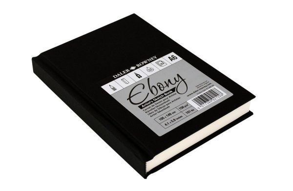 Daler Rowney Ebony Hard Back Sketchbook Artist Quality - Image 3