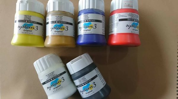 Daler Rowney System 3 Acrylic Jars 250ml - Artist Quality - Image 2