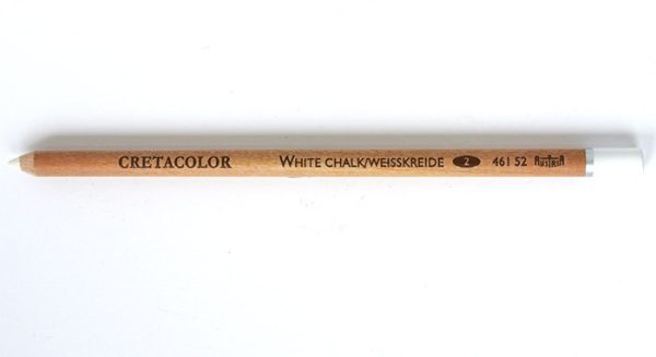 Cretacolor White Charcoal/Pastel Pencil Single Piece - Image 5