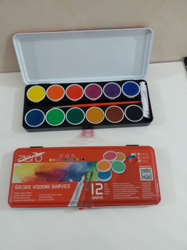 watercolour paint set