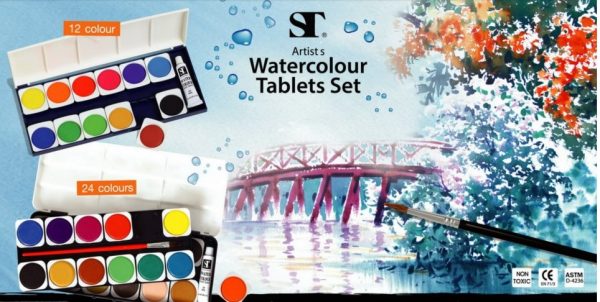 ST Transparent Watercolor Cake Set For Students - Image 5