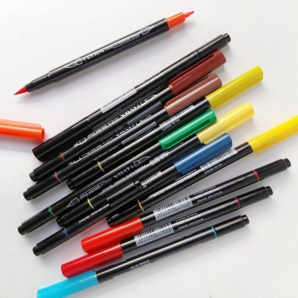 Lyra Aqua Brush Duo Brush Markers - 36 Individual Colors