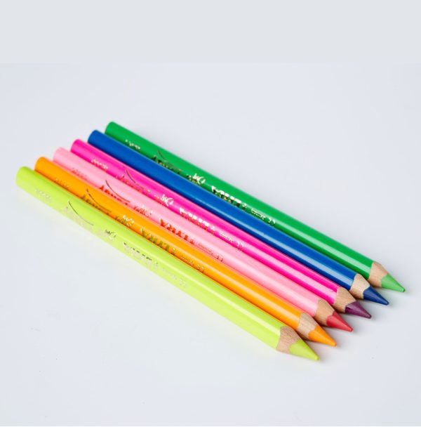 Lyra Giant Neon Color Pencils Set Of 6 Pcs - Image 3