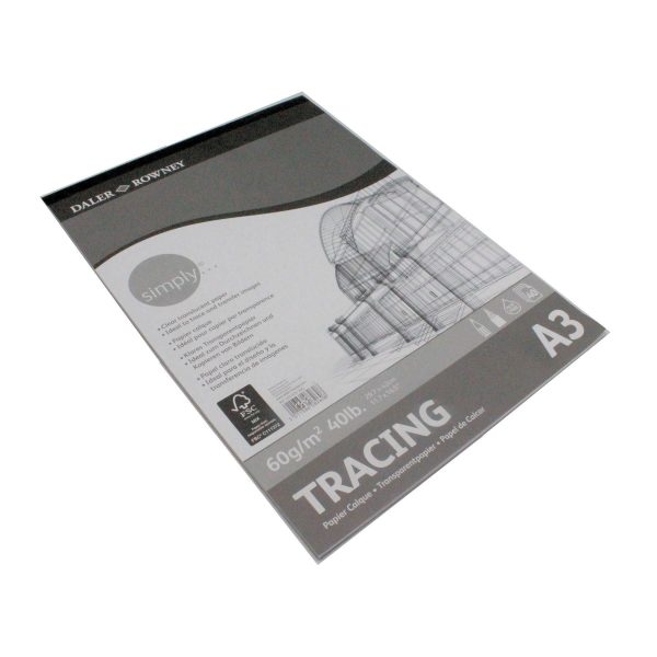 Daler Rowney Tracing Paper Pads 40 pages of 60gsm Paper - Image 6