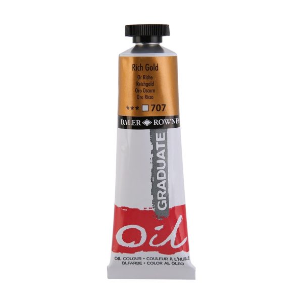 Graduate Metallic Oil Paint Tubes