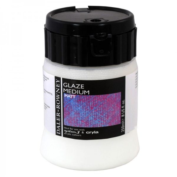 Daler Rowney Acrylic Glaze Medium Gloss & Matt 250ml - Image 2