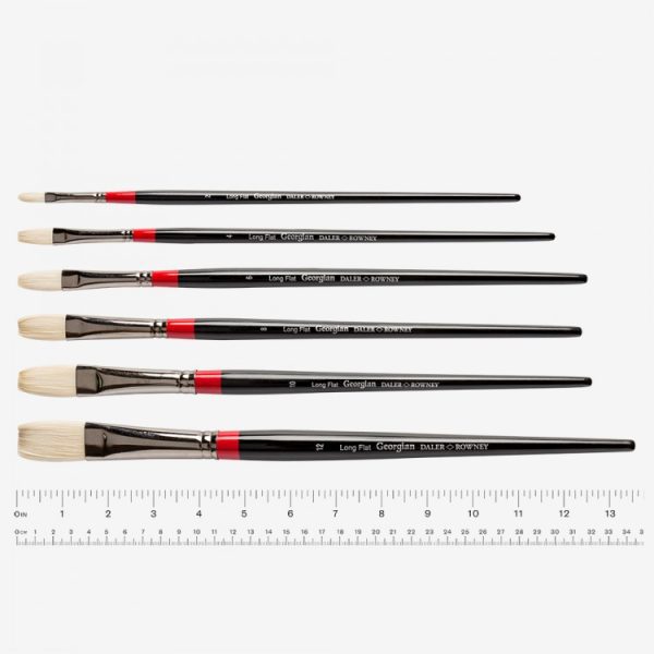 Flat Oil Paint Brushes