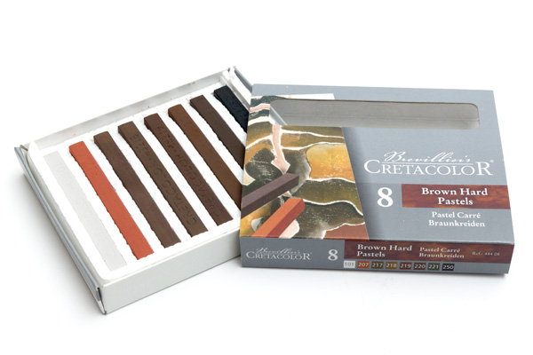 Brown Hard Pastel Set