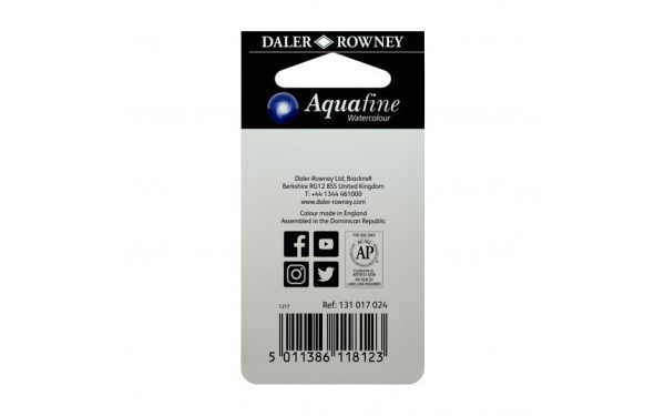 Daler Rowney Aquafine Watercolour Half Pan Pack Of 2 - Gold/Silver - Image 3