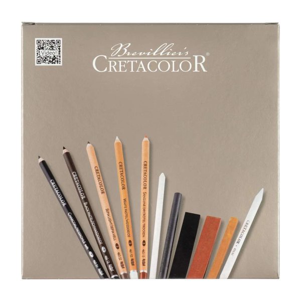 Cretacolor Passion Box 25 Piece Sketching & Drawing Set In Wooden Box - Image 4