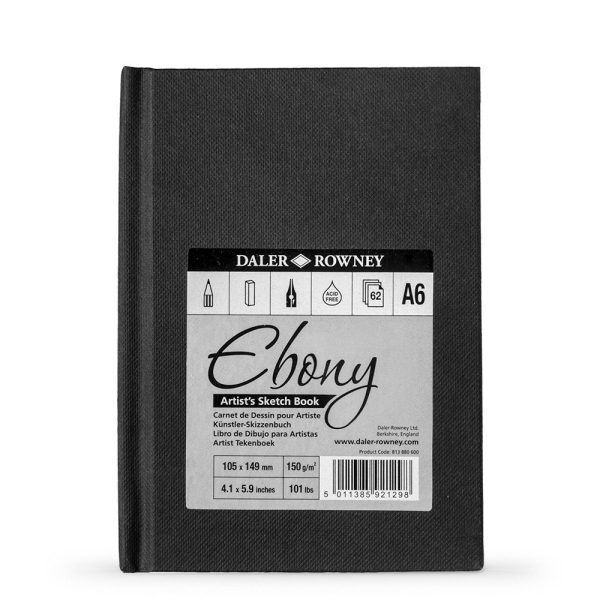 Ebony Hard Back Sketchbook