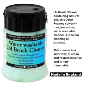 Daler Rowney Oil Brush Cleaner In 250ml Jar.