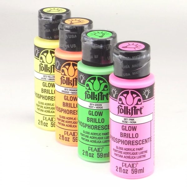 Folk Art Glow In Dark Acrylic Paint 59ml - Image 10