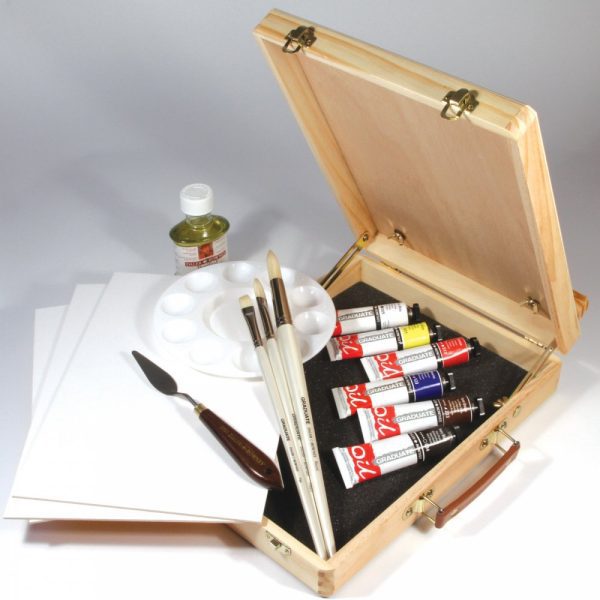 Wooden Box Easel