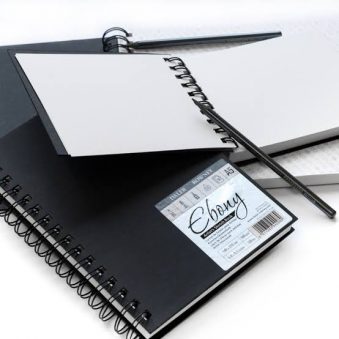 HARDBACK SKETCHBOOK - Spiral Bound - Daler Rowney - EBONY