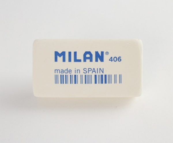 Milan Large Synthetic Eraser 406 Single Piece - Image 2