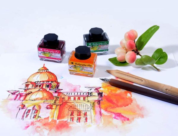 Calligraphy and drawing inks