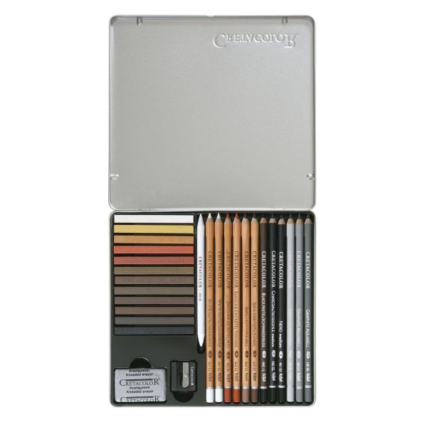 Cretacolor Creativo Drawing Set Of 27 Pcs For Professionals - Image 2