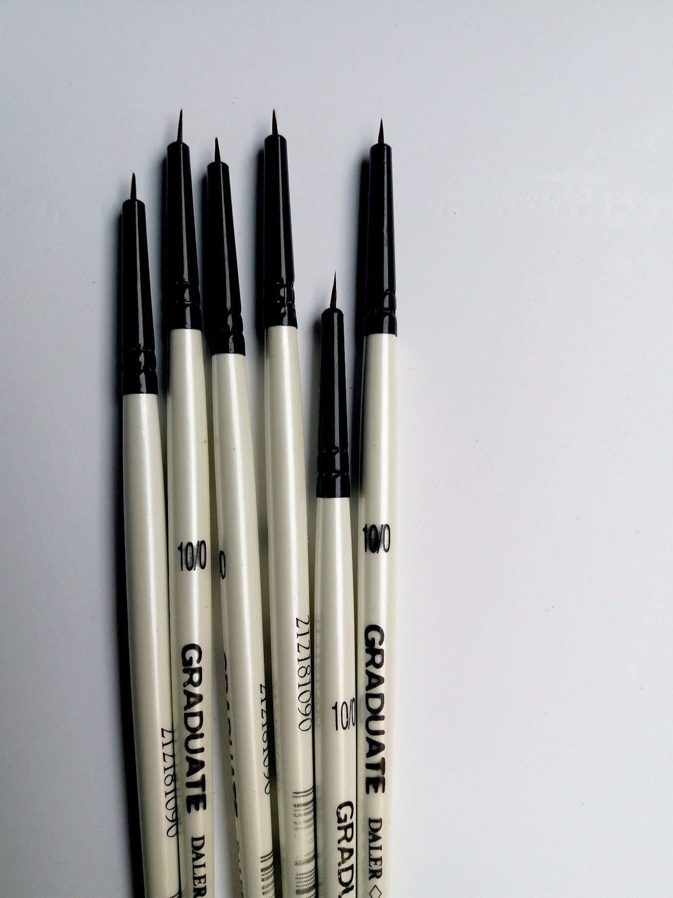 Daler-Rowney Graduate Pennello A Ventaglio N°4, Setole Sintetiche Morbide Per Acrilico, Olio E Acquerello