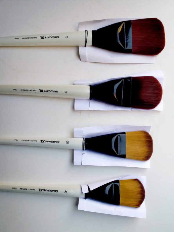 Daler Rowney Graduate XL Brushes Filbert Tip. - Image 2