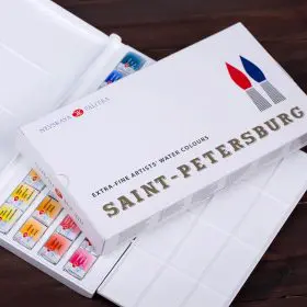 white nights watercolor paints