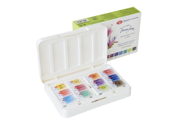 White Nights Botanica Watercolor Set Of 12 Full Pans