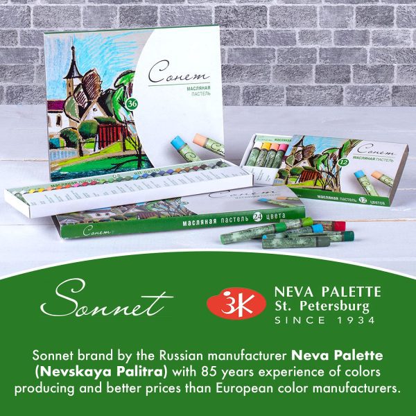 Sonnet Oil Pastels Set Of 24