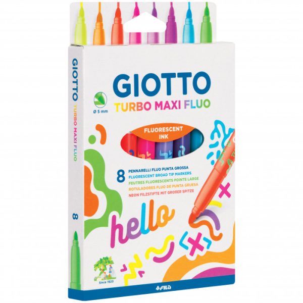 Giotto Turbo Maxi Fluo Markers