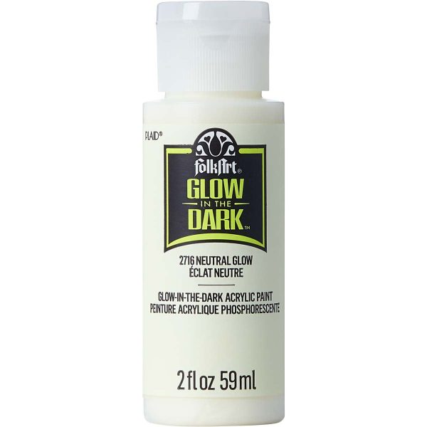 Folk Art Glow In Dark Acrylic Paint 59ml - Image 3