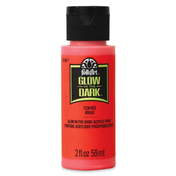 Folk Art Glow In Dark Acrylic Paint 59ml - Image 4