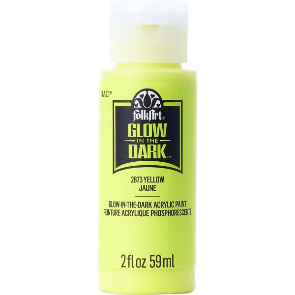 Folk Art Glow In Dark Acrylic Paint 59ml - Image 5