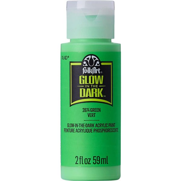 Folk Art Glow In Dark Acrylic Paint 59ml - Image 6