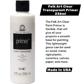 Folk Art Clear Transparent Primer 236ml
