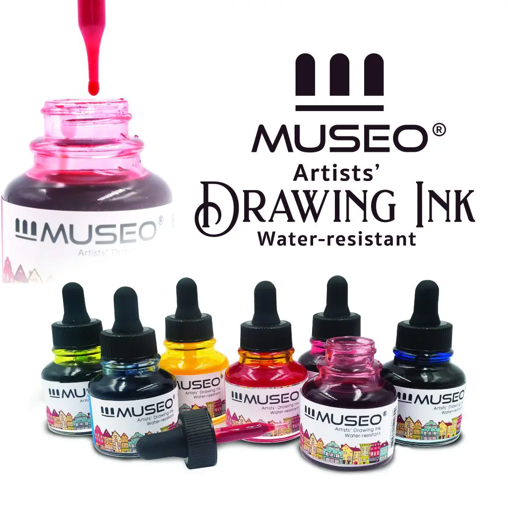 museo artists drawing ink