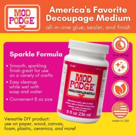 Mod podge sparkle glue