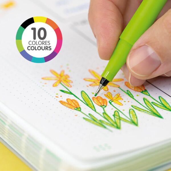 Milan Sway Fineliner 0.4mm Set Of 10 Pcs - Image 3
