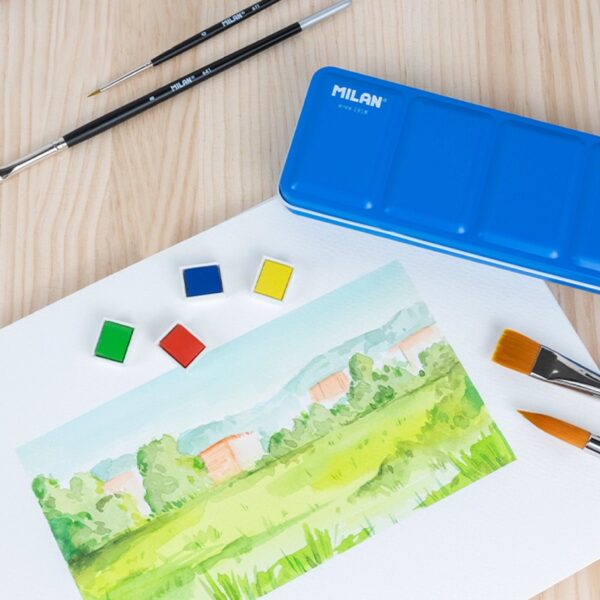 Milan Watercolor Refills Half Pan - 24 Single Colors - Image 4