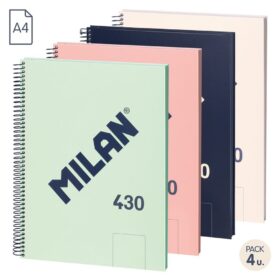 Milan Spiral Sketchbook A4 95gsm - 80 Sheets