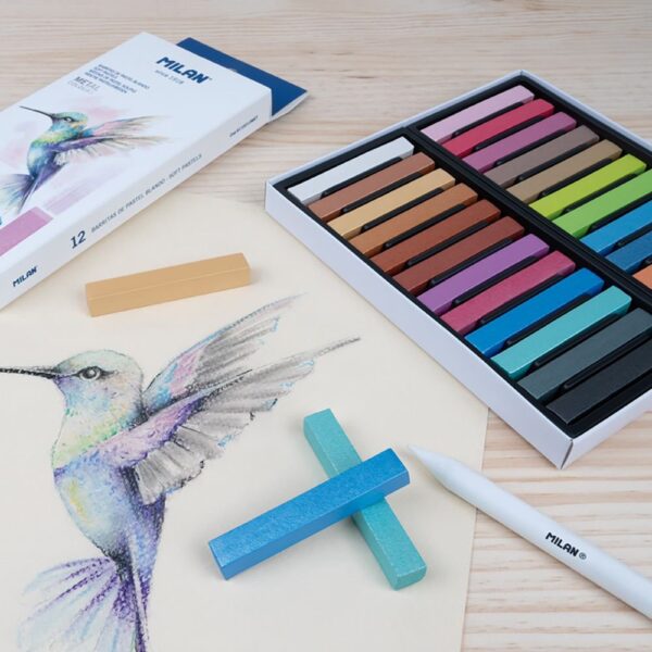 Milan Metallic Soft Pastels Set Of 12 Pcs - Image 3